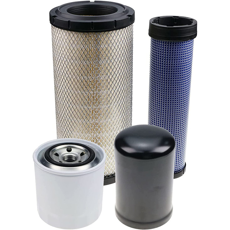 Filter Kit for Kubota Engine V3800 Compact Track Loader SVL90-2C SVL95-2