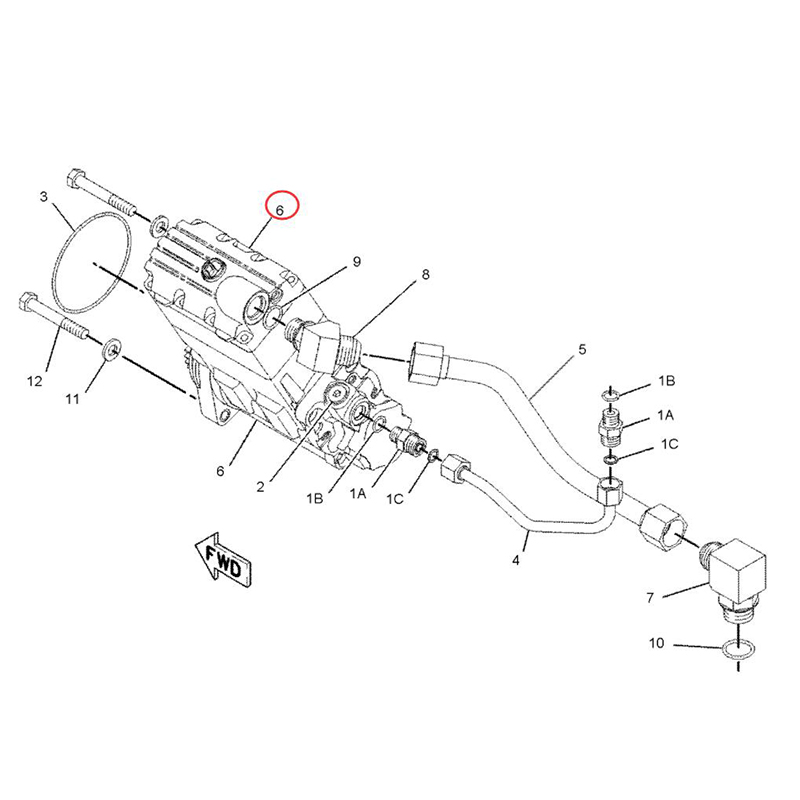 Fuel Injection Pump 204-4945 for Caterpillar CAT Engine C-9 Excavator 330C Motor Grader 12H