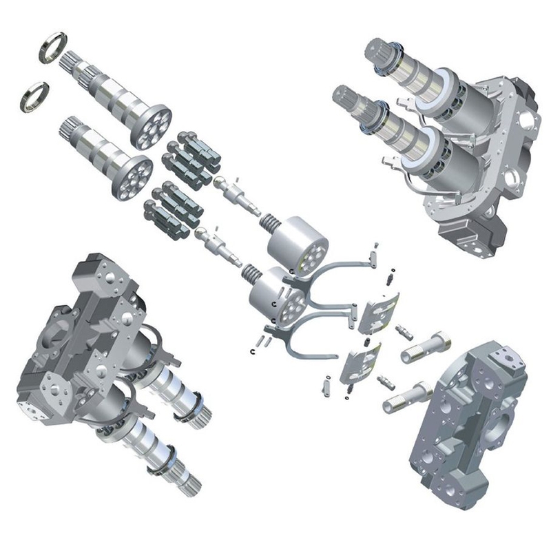 HPV118 Hydraulic Main Pump Repair Parts Kit for Hitachi ZX200-3 ZX270 Excavator