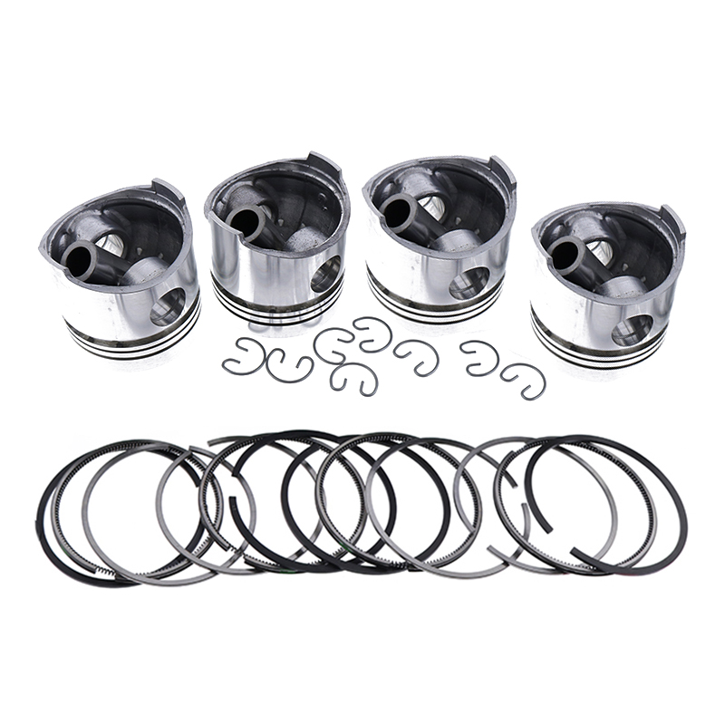 Piston & Piston Ring Set STD 129004-22080 129004-22500 applicable to Yanmar Engine 4TNV84